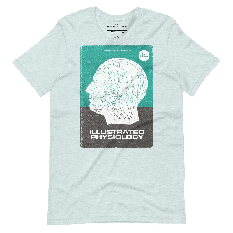 Illustrated Physiology Graphic Tee Collared Crew Neck Turtle Neck