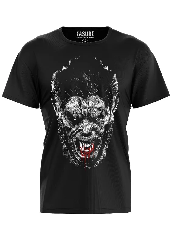 IMMORTAL WEREWOLF - SHIRT Hooded Caped Shawl Collar