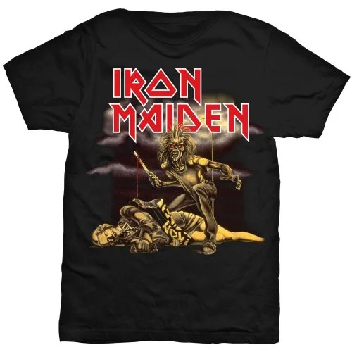 Iron Maiden Slasher Ladies T-Shirt Cotton Fabric Linen Fabric Terry Fabric