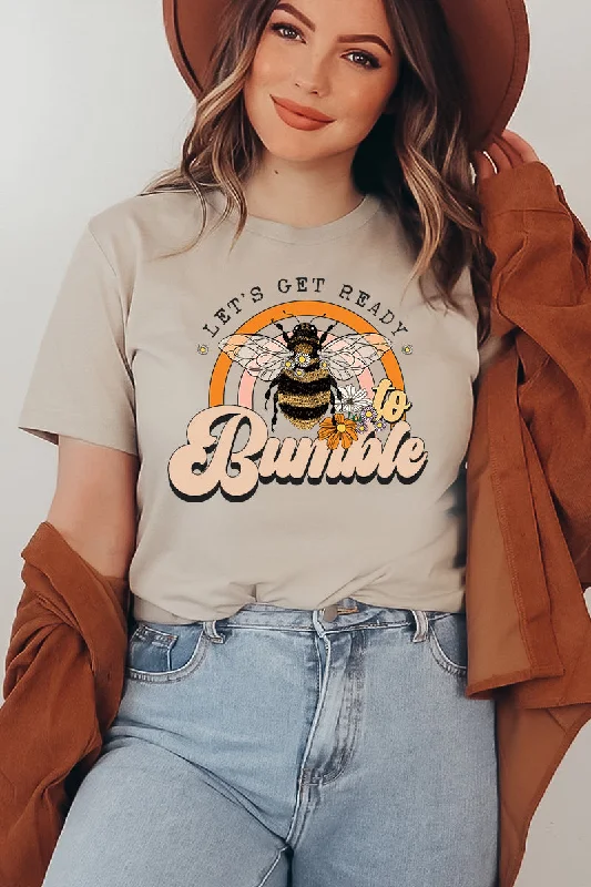 Let's Get Ready To Bumble T-shirt Layered Multi-layer Single Layer