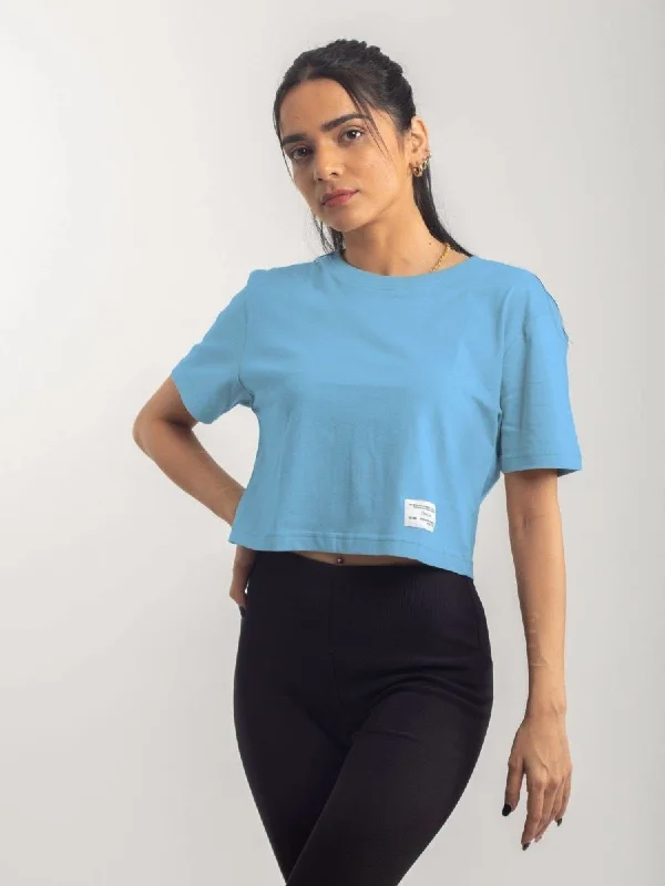 OG Cotton T Shirt - Sky Silk Blend Satin Velvet