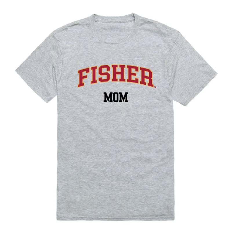 St. John Fisher University Cardinals Mom T-Shirts Ribbed T-Shirt High Neck Heavyweight