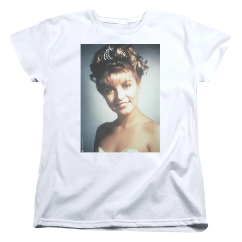 Twin Peaks Laura Palmer Women's T-Shirt Lace Blend Ribbed Blend Corduroy Blend