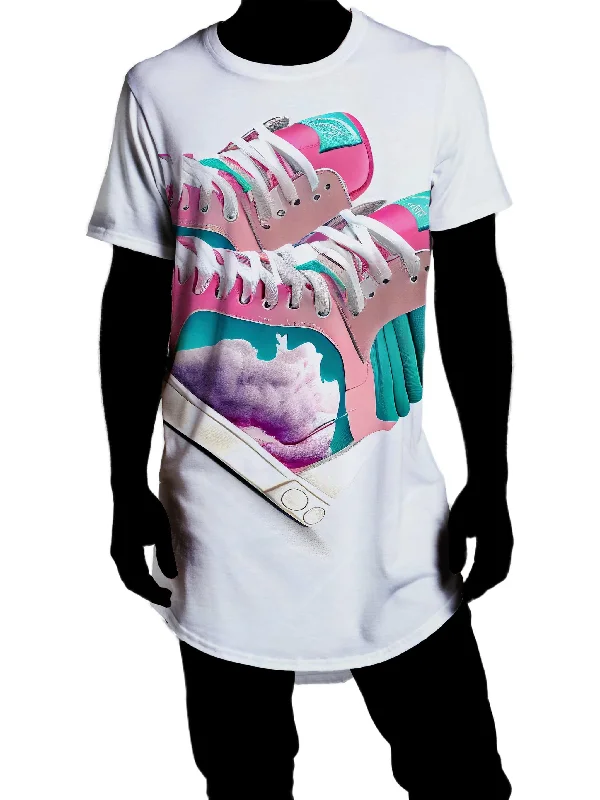 Vapor High Tops Drop Cut T-Shirt Collared Crew Neck Turtle Neck